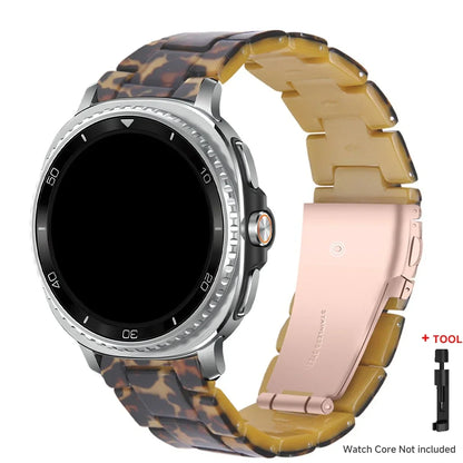 Samsung Galaxy Watch8, 9 & Ultra Resin Link Band, 40 Patterns