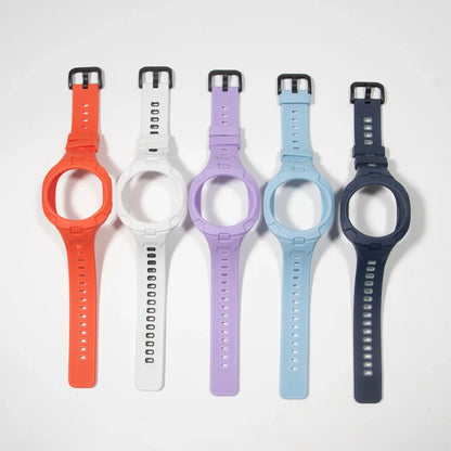 Samsung Galaxy Watch8 & 9 44mm Silicone Sport Band with Built-in Case