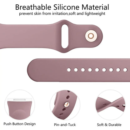 Fitbit Versa & Sense Silicone Strap - Soft Waterproof Design