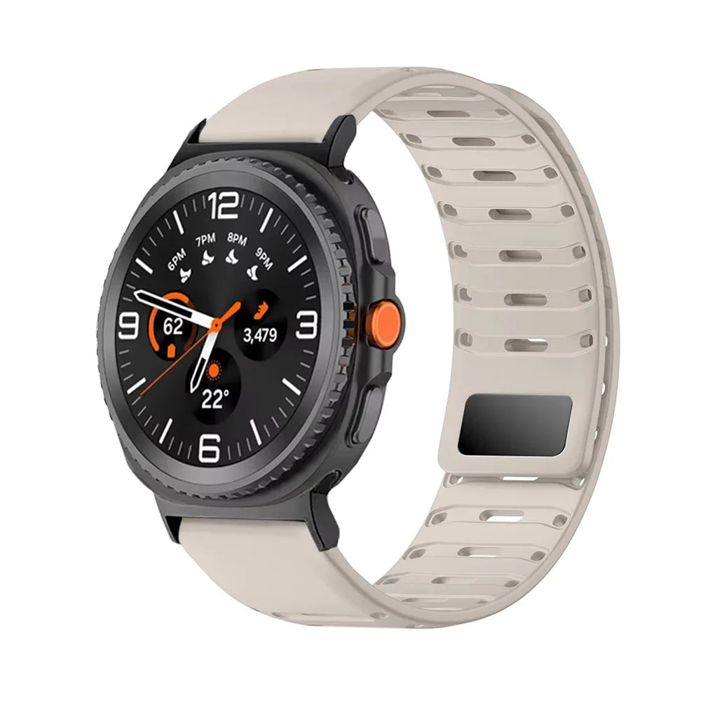 Samsung Galaxy Watch8, 9 & Ultra Magnetic Silicone Sport Band