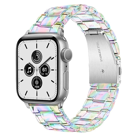 Resin Transparent Band for Apple Watch Series 11/10/9/8/7/6/5/4/ SE / Ultra 1/2/3