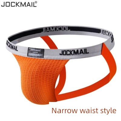 Jockmail Men’s Mesh Breathable Jockstrap Underwear – Sheer Mesh Style