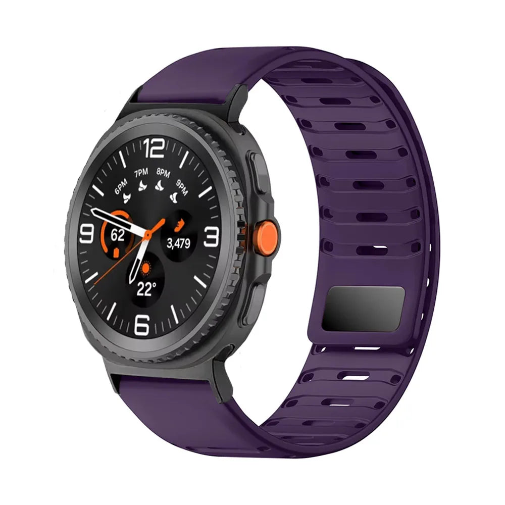 Samsung Galaxy Watch8, 9 & Ultra Magnetic Silicone Sport Band
