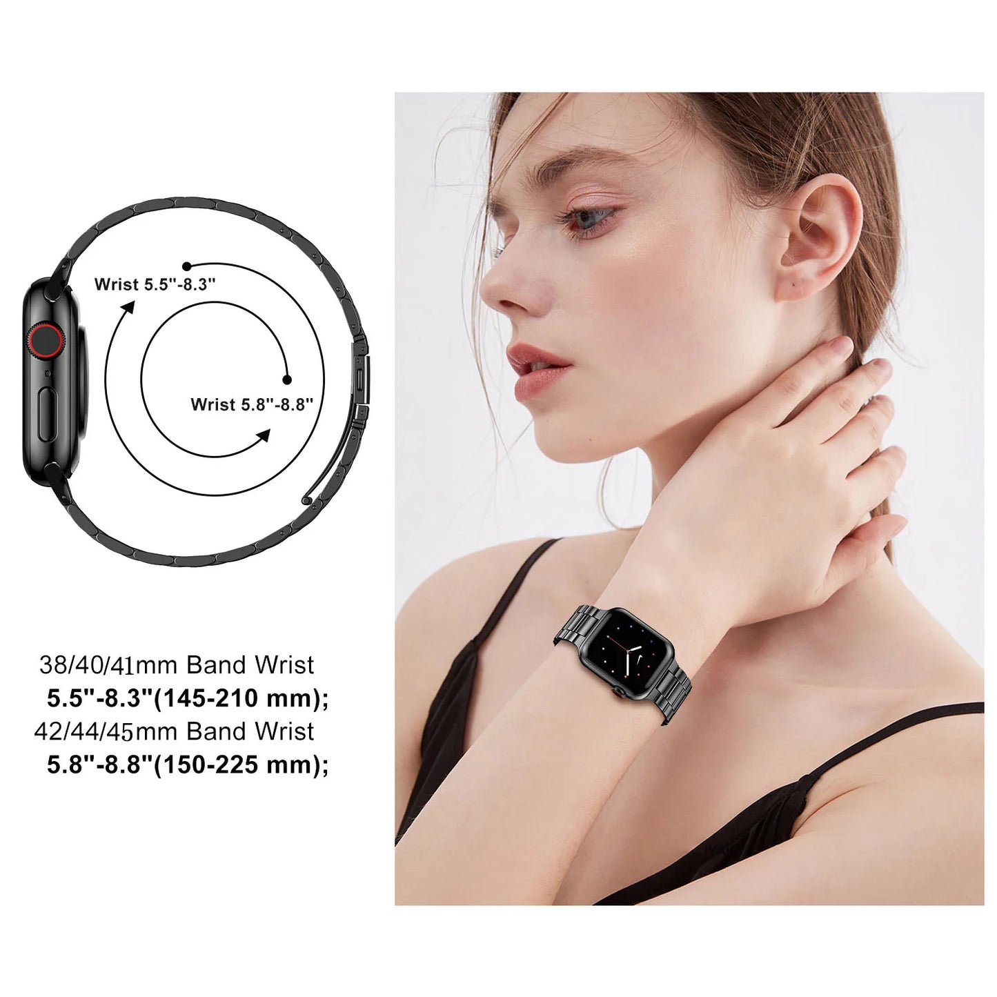 Apple Watch Stainless Steel Band - Premium Metal Bracelet
