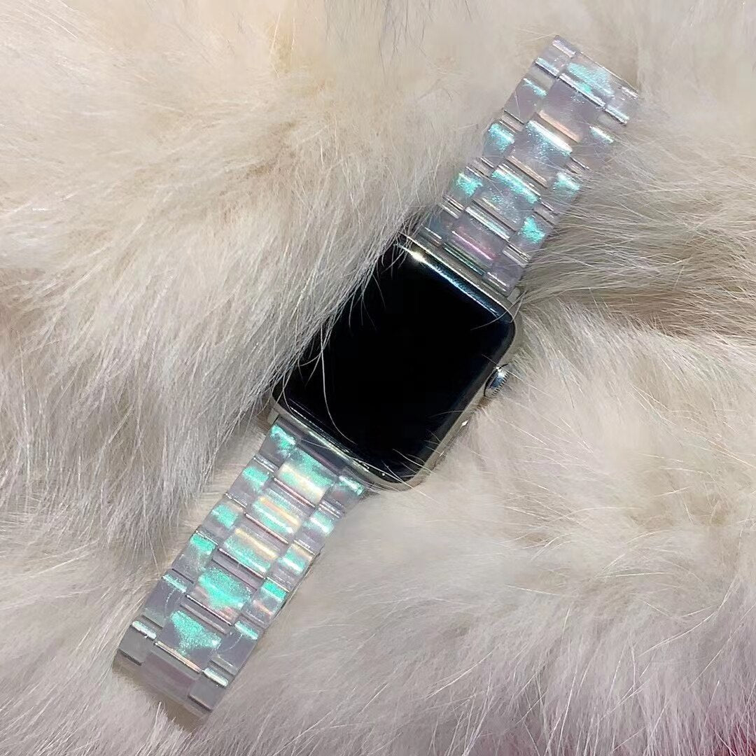 Resin Transparent Band for Apple Watch Series 11/10/9/8/7/6/5/4/ SE / Ultra 1/2/3