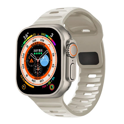 Apple Watch Silicone Strap - Waterproof, Sporty, Flexible