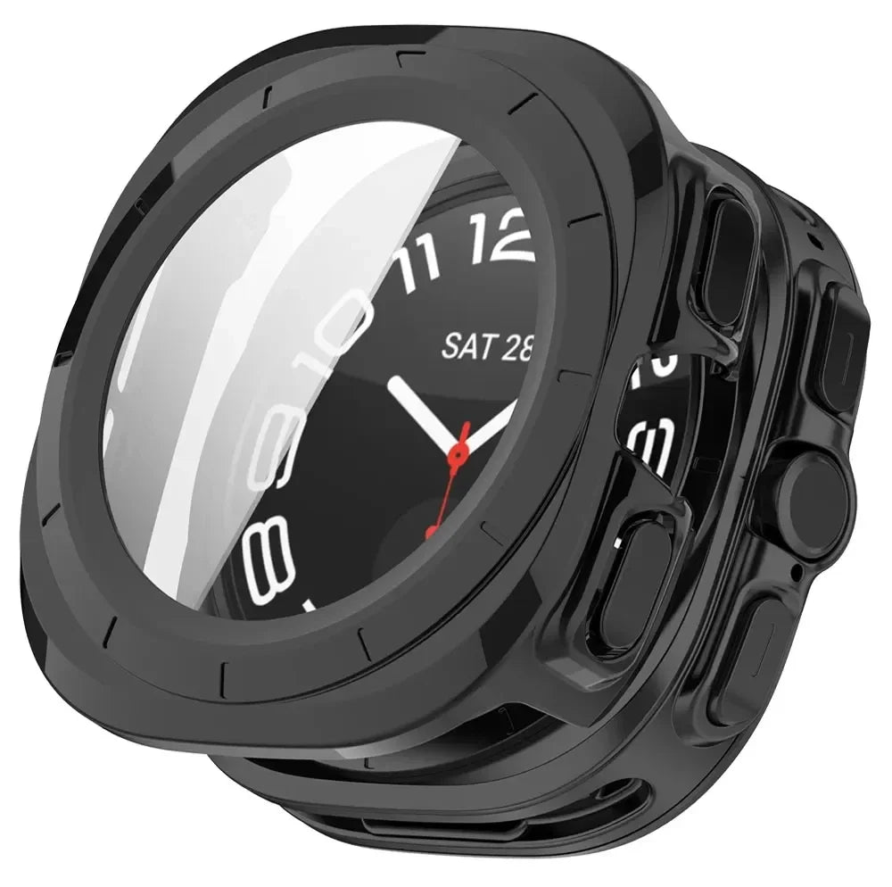 Samsung Galaxy Watch Ultra & Ultra 2 Silicone Band & Protective Case