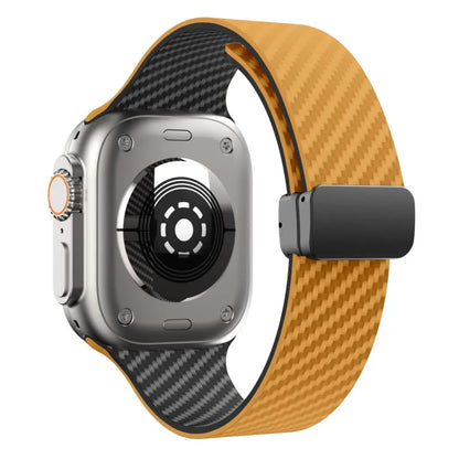 Apple Watch Silicone Strap - Magnetic Buckle, Durable Design