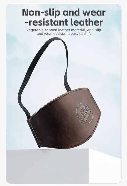 ROCKBROS Motorcycle Shift Lever Shoe Cover Non-slip And Wear Resistant Leather Motorcycle Shoes Protection Gear Shift Pad