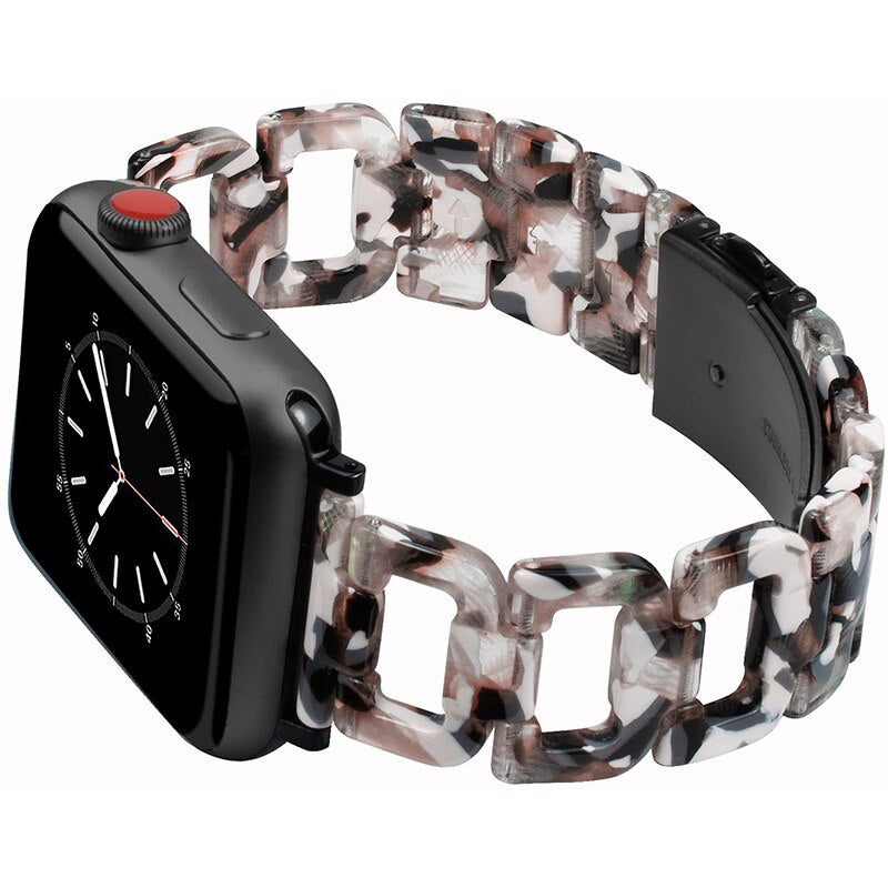 Resin Strap For Apple Watch Band/Strap Series 11/10/9/8/7/6/5/4/ SE / Ultra 1/2/3