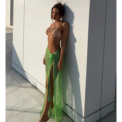 Croche swimwear cover up