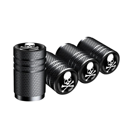 4PCS Skull Valve Stem Caps