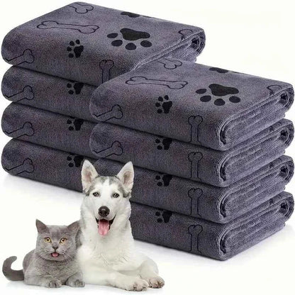 Quick-Drying Microfiber Dog Towel – Super Absorbent & Soft