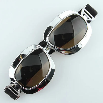 Motorcycle Goggles Vintage Windproof UV Protection for Harley