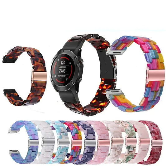 Garmin Resin Band - Sleek QuickFit Design for Style, Comfort