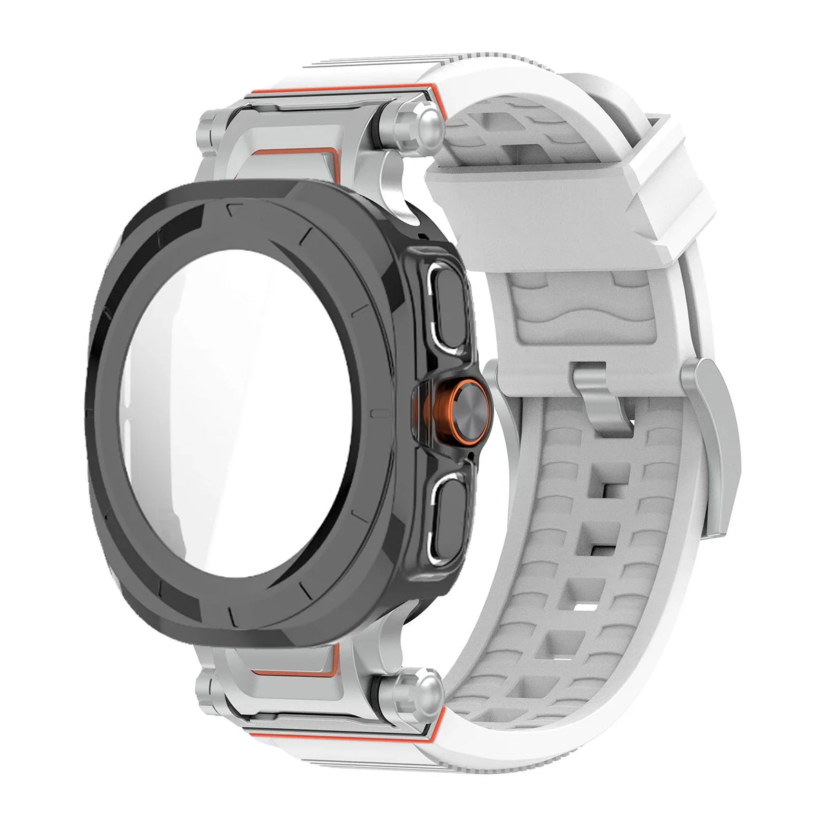 Samsung Galaxy Watch Ultra & Ultra 2 Silicone Band & Protective Case