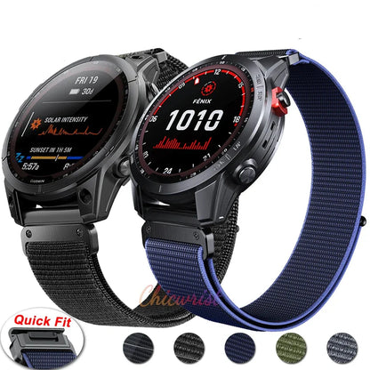 Garmin Nylon Quick Release Strap - Soft and Comfortable Band
