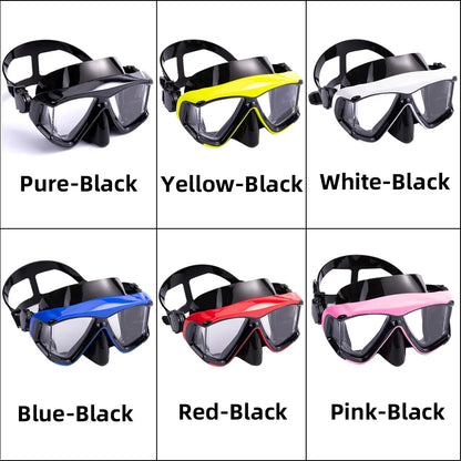 Optical Myopia Snorkel Diving Mask Swimming Goggles Nearsighted Short Sighted Gear Panoramic Wide View Adult Youth -1.0To-6.0