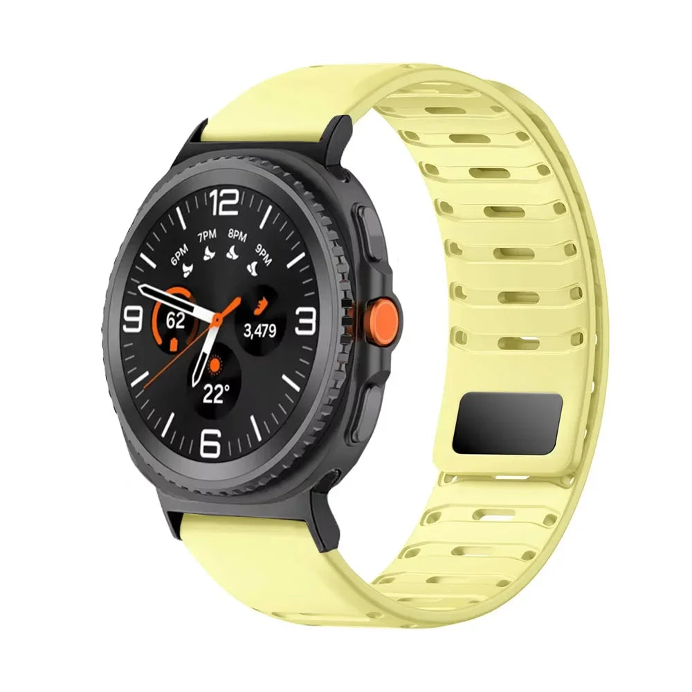 Samsung Galaxy Watch8, 9 & Ultra Magnetic Silicone Sport Band