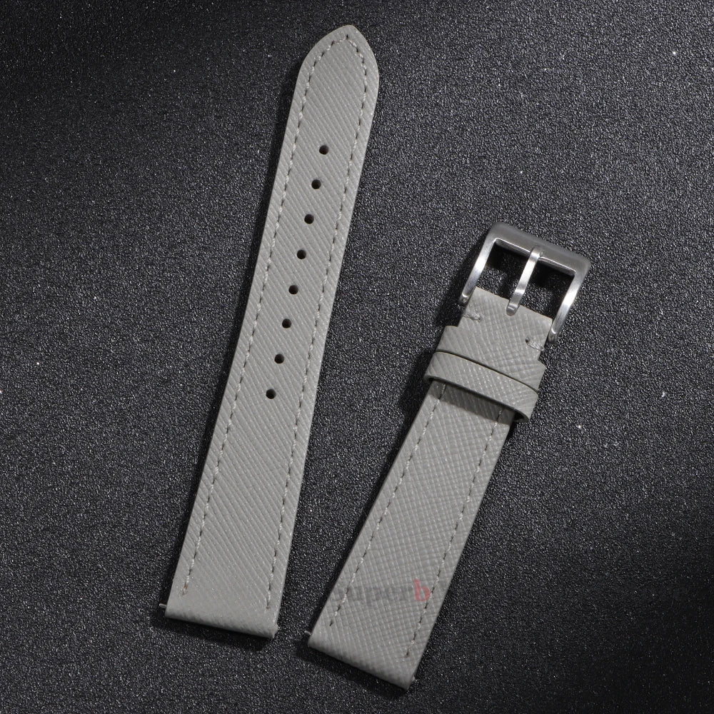 Samsung Galaxy Watch 7, 6, 5, 4 & FE Saffiano Leather Band