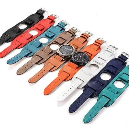 Samsung Galaxy Watch8, 9 & Ultra Leather Cuff Band