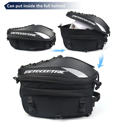 MOTOCENTRIC Motorcycle Back Seat Bags Waterproof Multifunctional