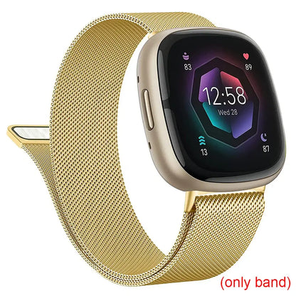 Fitbit Versa & Sense Magnetic Steel Band - Elegant Design