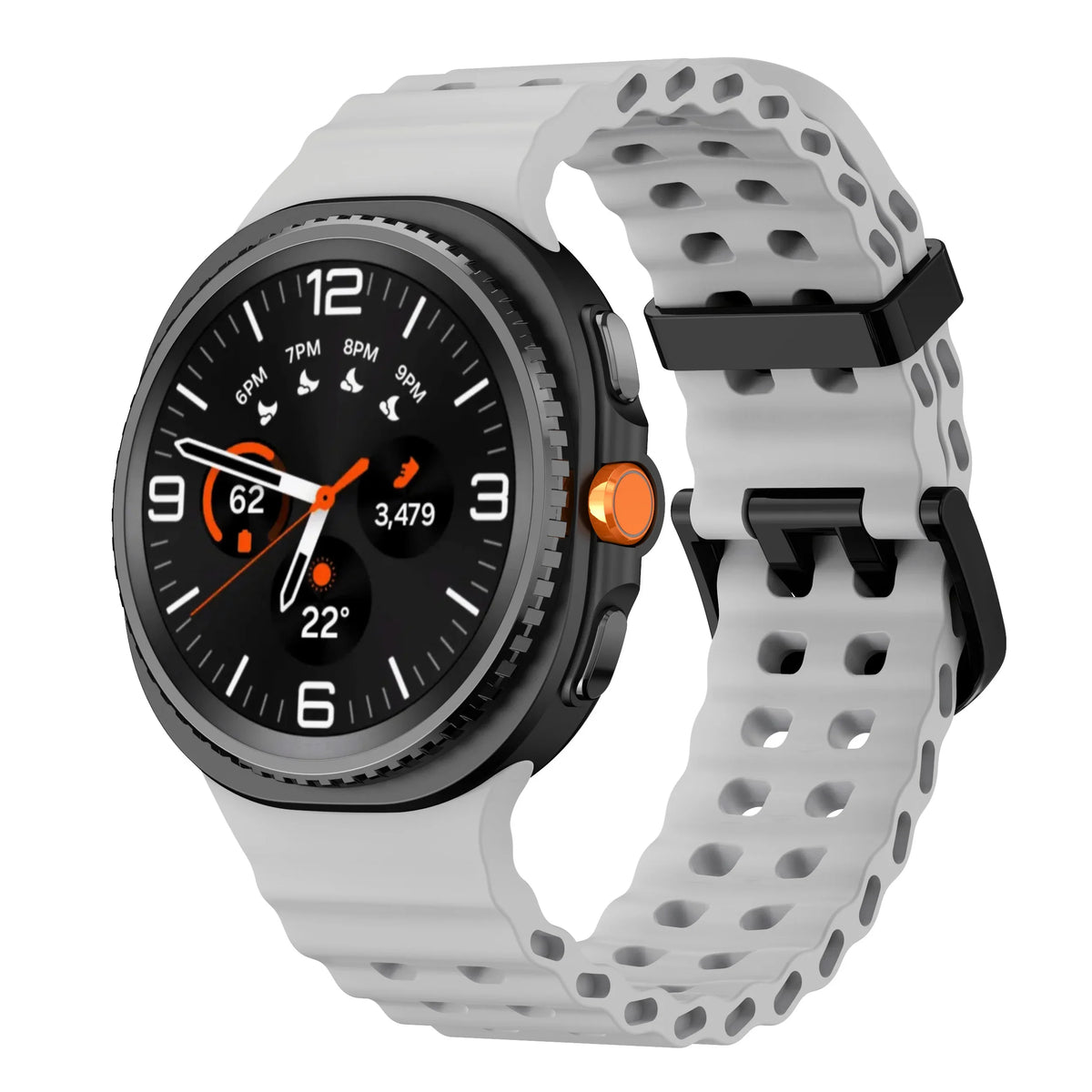 Samsung Galaxy Watch8, 8 Classic & 9 Twin-Hole Silicone Sport Band