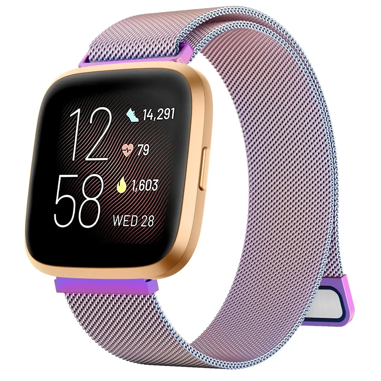 Fitbit Versa & Sense Metal Band - Premium Steel Strap