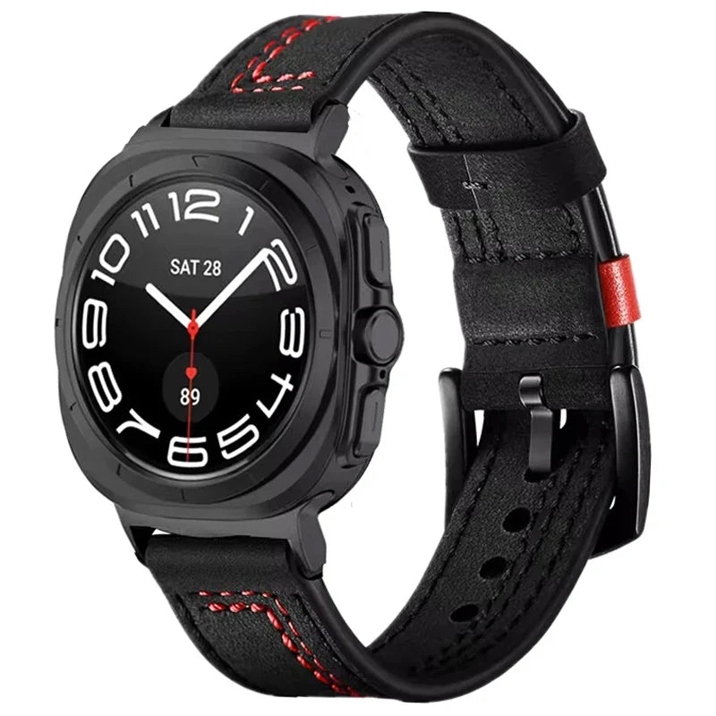 Samsung Galaxy Watch Ultra & Ultra 2 No-Gap Leather Band