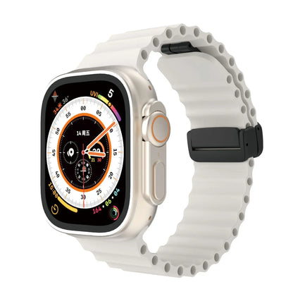 Apple Watch Silicone Strap - Soft Flexible Magnetic Design