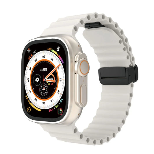 Apple Watch Silicone Strap - Soft Flexible Magnetic Design