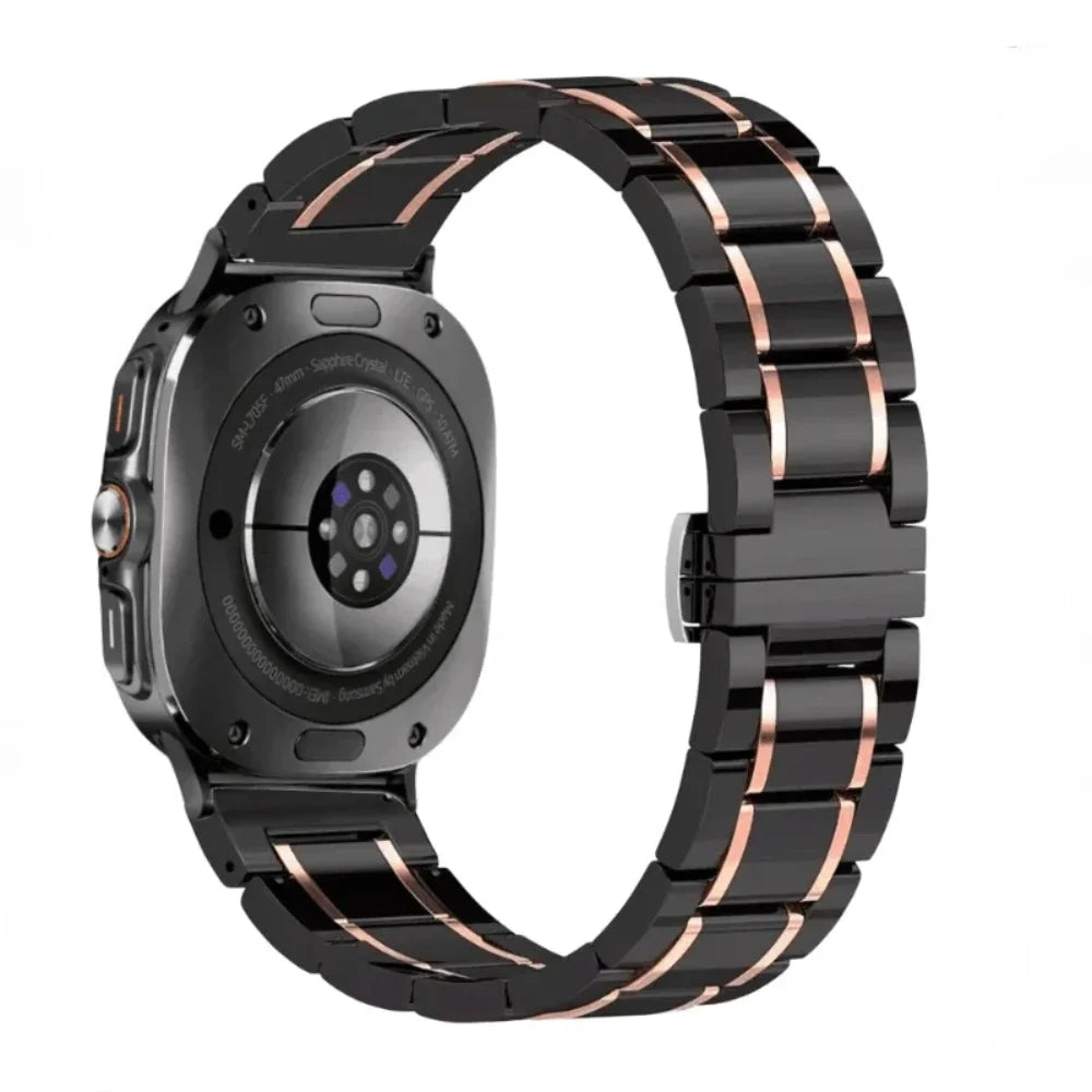 Samsung Galaxy Watch8, 9 & Ultra Ceramic Link Bracelet Band