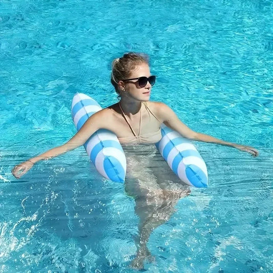 1PC Inflatable Float Hammock floaties for adults Perfect for Poolside Lounging This Summer Water Play Accessories Water Sports