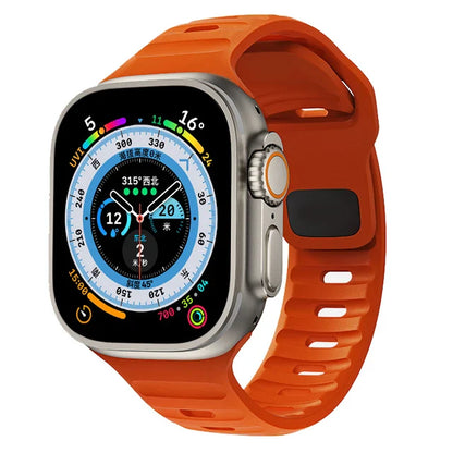 Apple Watch Silicone Strap - Waterproof, Sporty, Flexible