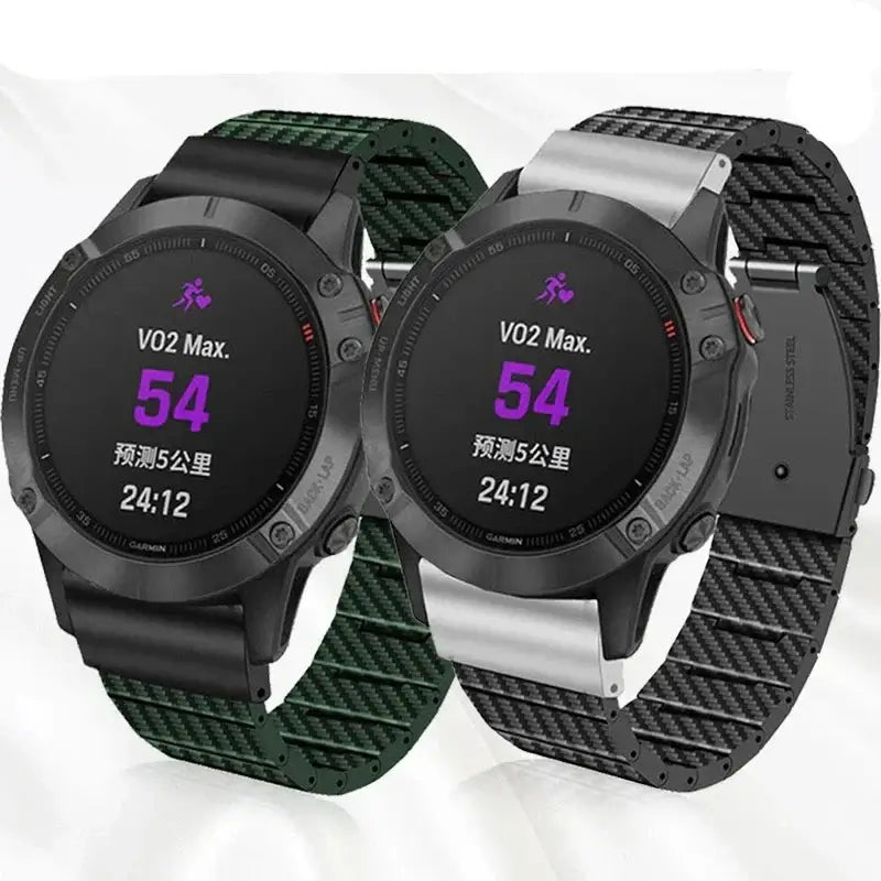 Garmin Carbon Fiber Band - Durable QuickFit Strap