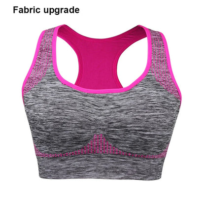 Seamless Quick Dry Sports Bra - Breathable Workout Top