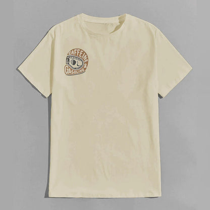 Caffeine & Gasoline Graphic Cotton T-shirt Unisex