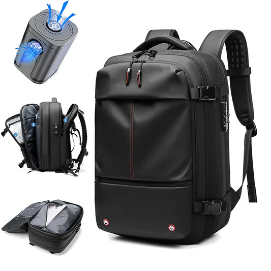 17" Laptop Travel Backpack for Men, Large Capacity, Business & School