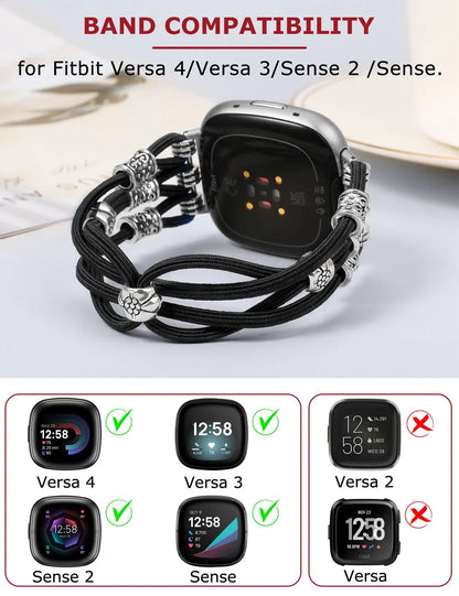 Beaded Fitbit Versa & Sense Bands