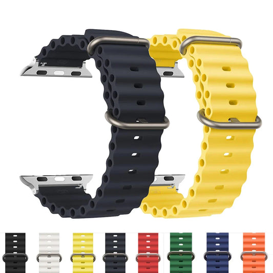 Apple Watch Silicone Strap - Soft Waterproof and Breathable