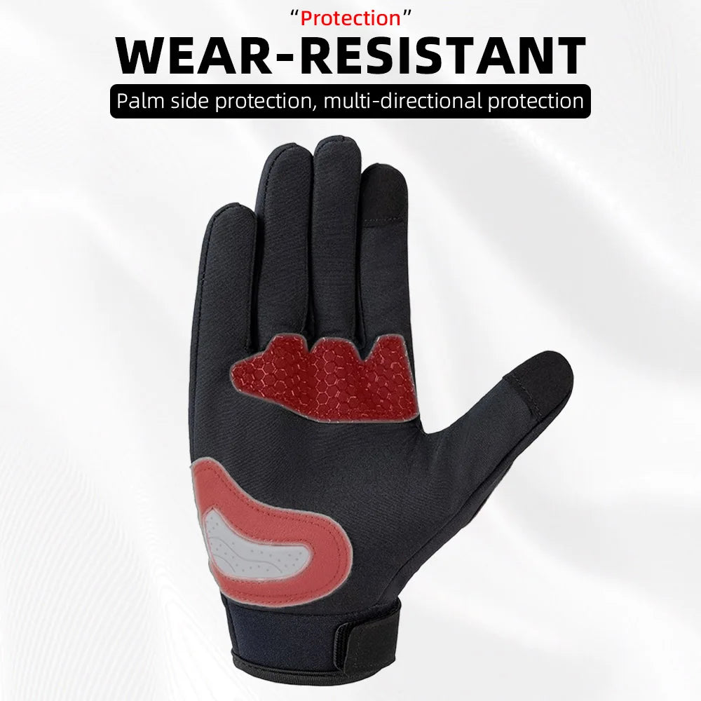 Three-color Anti-collision Breathable Non-slip Windproof Touch Screen Outdoor Gloves