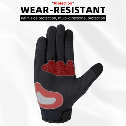 Three-color Anti-collision Breathable Non-slip Windproof Touch Screen Outdoor Gloves