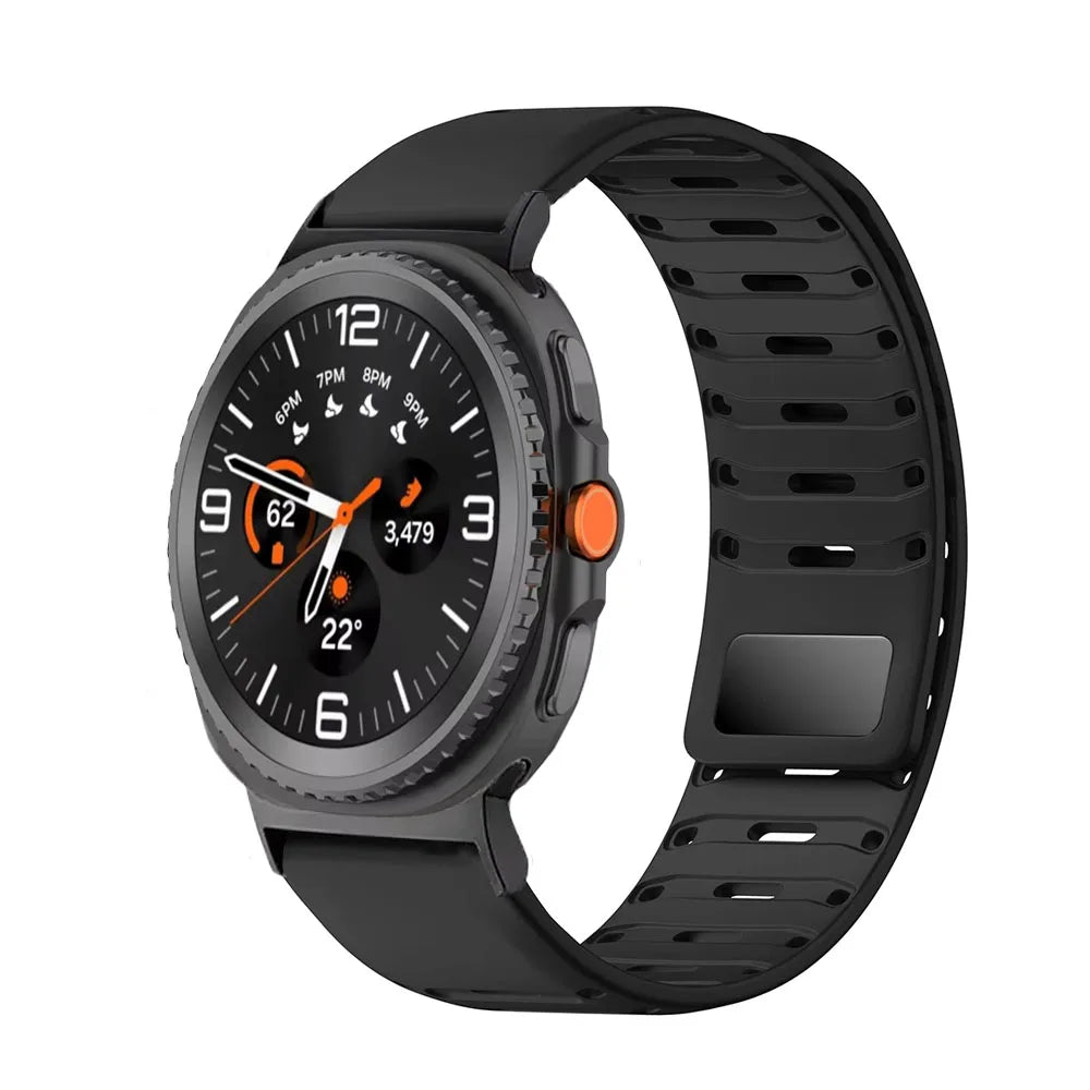 Samsung Galaxy Watch8, 9 & Ultra Magnetic Silicone Sport Band