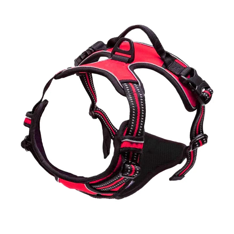 Reflective Fit: Adjustable Dog Harness for All Sizes