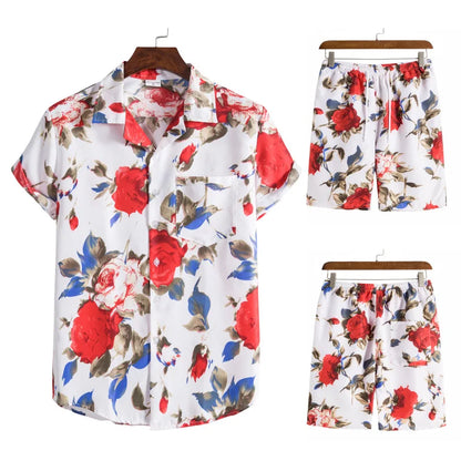 Stylish fit men beach shorts set