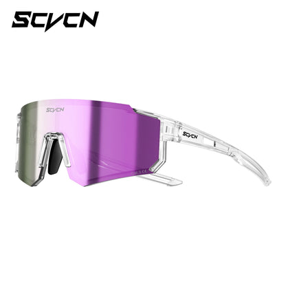 SCVCN Hot Outdoor Photochromic Sunglasses Sports Bike Cycling Glasses Man Women MTB Driving Bicycle Hiking Eyewear UV400 Goggles