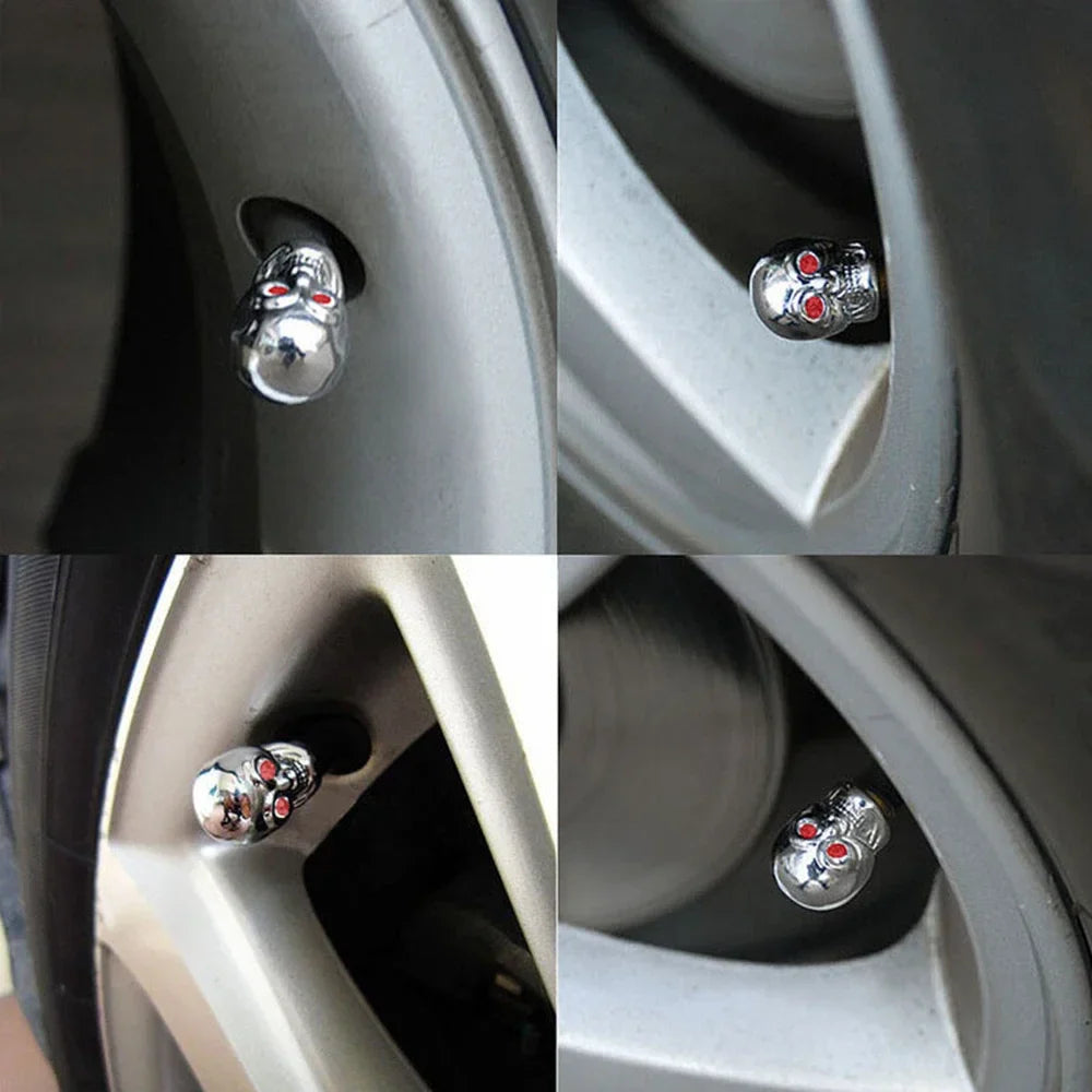 ABS Skull Valve Stem Caps