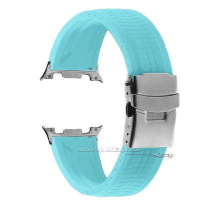 Samsung Galaxy Watch8, 8 Classic & 9 Silicone Deployant Clasp Band