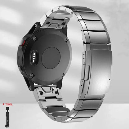 Garmin QuickFit 22/26mm Metal Link Band in Several Link Styles